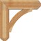 Ekena Millwork Thorton Craftsman Rough Sawn Bracket w/ Offset Brace, Western Red Cedar, 8"W x 28"D x 28"H BKT0806X28X28THR04RWR - alternate 4